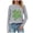 Light Gray, variant on UngA St.Patricks Day Shirts Women Casual Long Sleeve Lucky Irish Shamrock Paddy's Day Graphic Tees Tops,Size XL