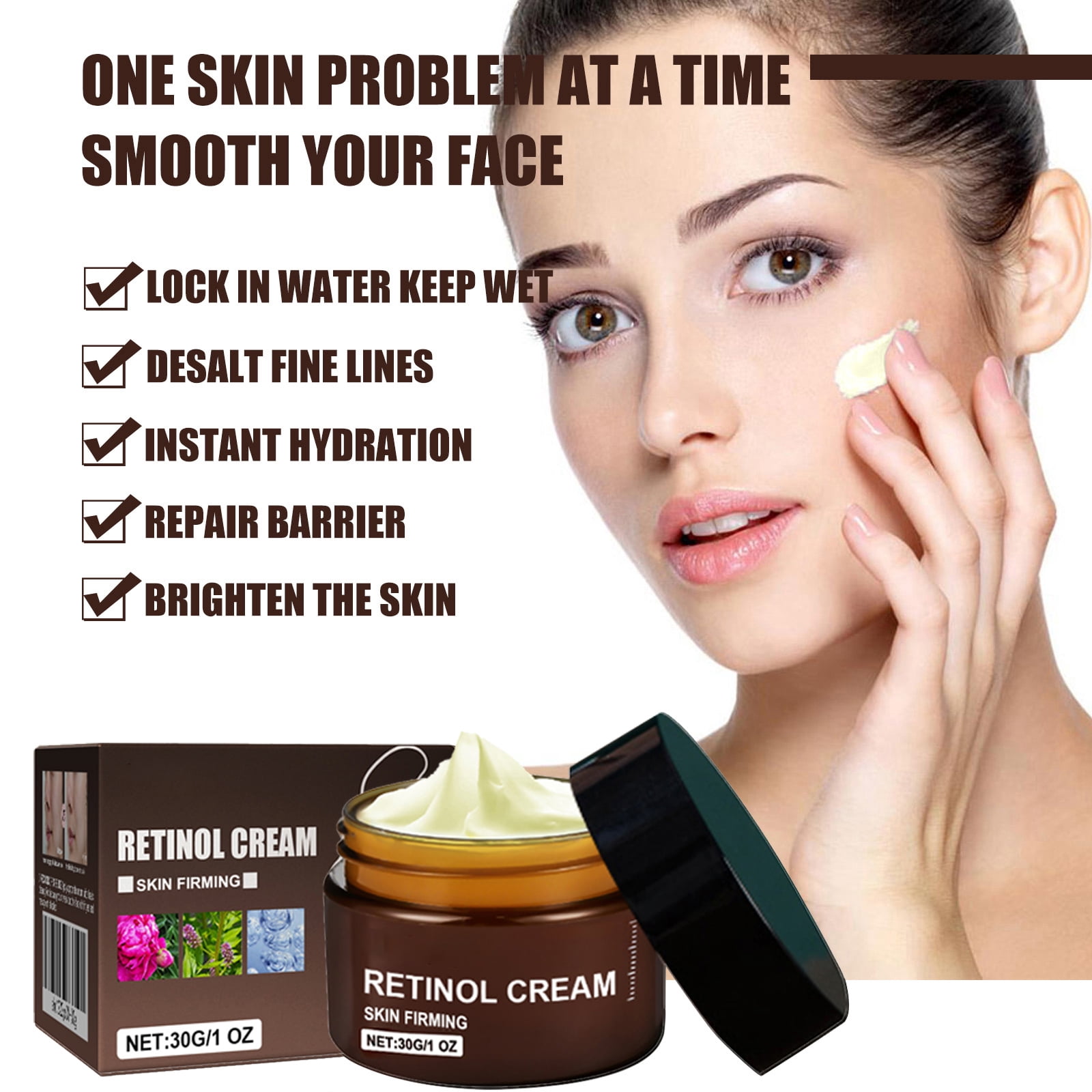 Alvantor Retinol Face Cream for Women, 1oz - Anti-Aging Facial Skin Care Moisturizer