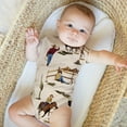 thumbnail image 4 of Sweet Jojo Designs Wild West Cowboy Multicolor 6-12M Baby Clothes Bodysuits, 4 of 4