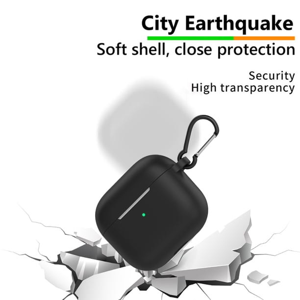 Funda protectora para auriculares inalámbricos para AirPods 3 (negro)