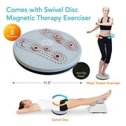 Daiwa Felicity Vitality Swing & Core Twister Bundle – Passive Exercise for Relaxation, Circulation, and Core Strength – Lymphatic Chi Machine + Magnetic Waist Twister Board