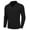 Black, variant on Men's Shawl Collar Pullover Sweater Slim Fit Casual Button Cable Knit Sweaters