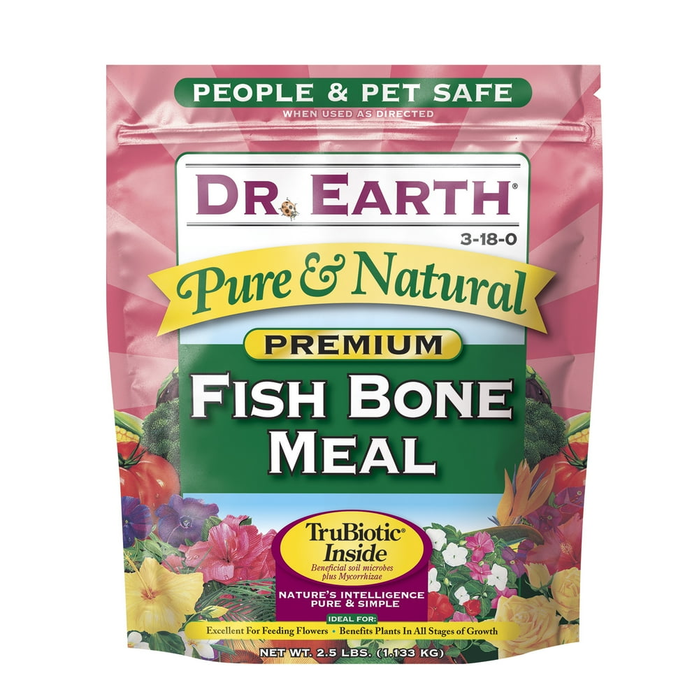 Dr. Earth Organic & Natural Fish Bone Meal, 2.5 lb