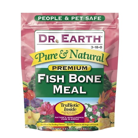 Fish Meals - Dr. Earth Organic & Natural Fish Bone Meal, 2.5 lb