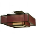 thumbnail image 6 of Meyda Tiffany 134842 Quadrato Umador 4 Light 51" Wide Semi-Flush Square Ceiling Fixture -, 6 of 7