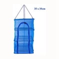 thumbnail image 3 of 2Pcs Foldable 4 Layers Drying Rack for Vegetable Fish Dishes Mesh Hanging Drying Net Hanging ,Natural Way to Dry Food, 3 of 8