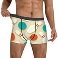 thumbnail image 2 of Cauagu Vintage Bowling Print Boxer Briefs for Men,Comfortable Breathable Men's Underwear Moisture Wicking Underpants -Medium, 2 of 8