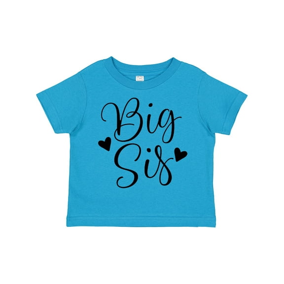 Inktastic Big Sis Girls Cute Sister Announcement Girls Toddler T-Shirt
