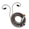 thumbnail image 1 of Pure Copper Silver Plated MMCX Earphone Cable for Shure SE215 SE535 SE846, Black Curved, 1 of 4