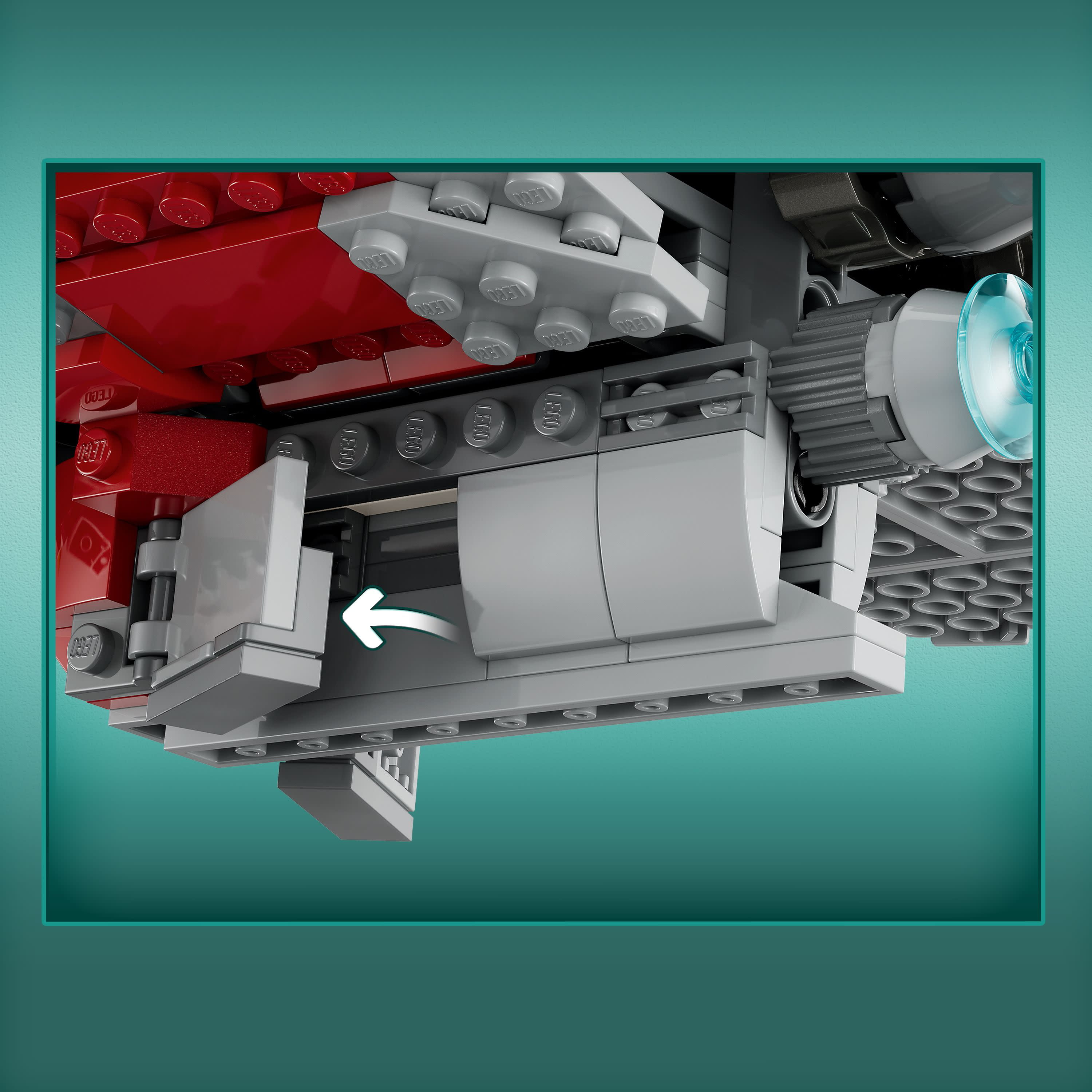 LEGO Star Wars Ahsoka Tano’s T-6 Jedi Shuttle 75362 Star Wars Playset Based  on the Ahsoka TV Series, Show Inspired Building Toy for Ahsoka Fans