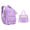 Purple, variant on Girls Backpack with Tutoring Togo Bag,Bookbag for School Waterproof Casual Daypack 6-9 Years (Purple)