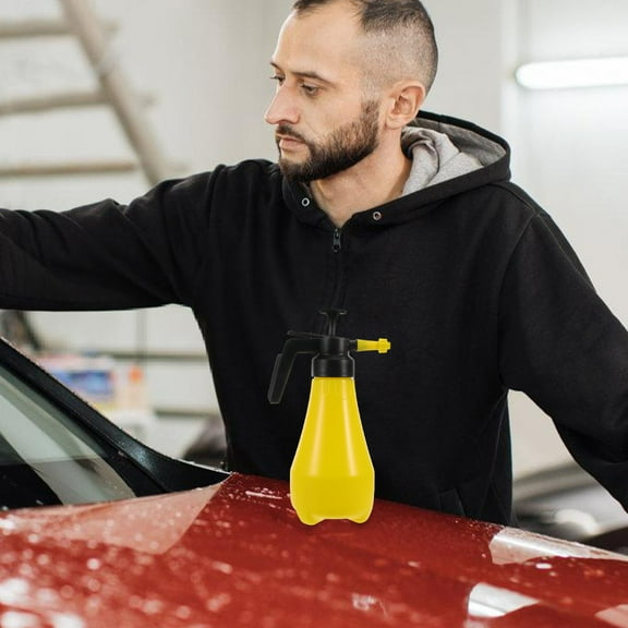 MLINS Pump Sprayer For Car Wash High-Pressure 1.8 L Foam Sprayer Bottle Acid-Alkali Resistant Spray Bottle For Maintenance Home Cleaning Automotive Detailing