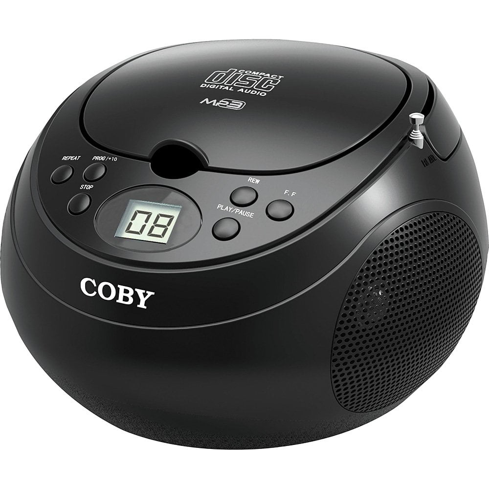 Coby Portable Cd Player And Digital Amfm Radio Tuner Mega Bass Reflex