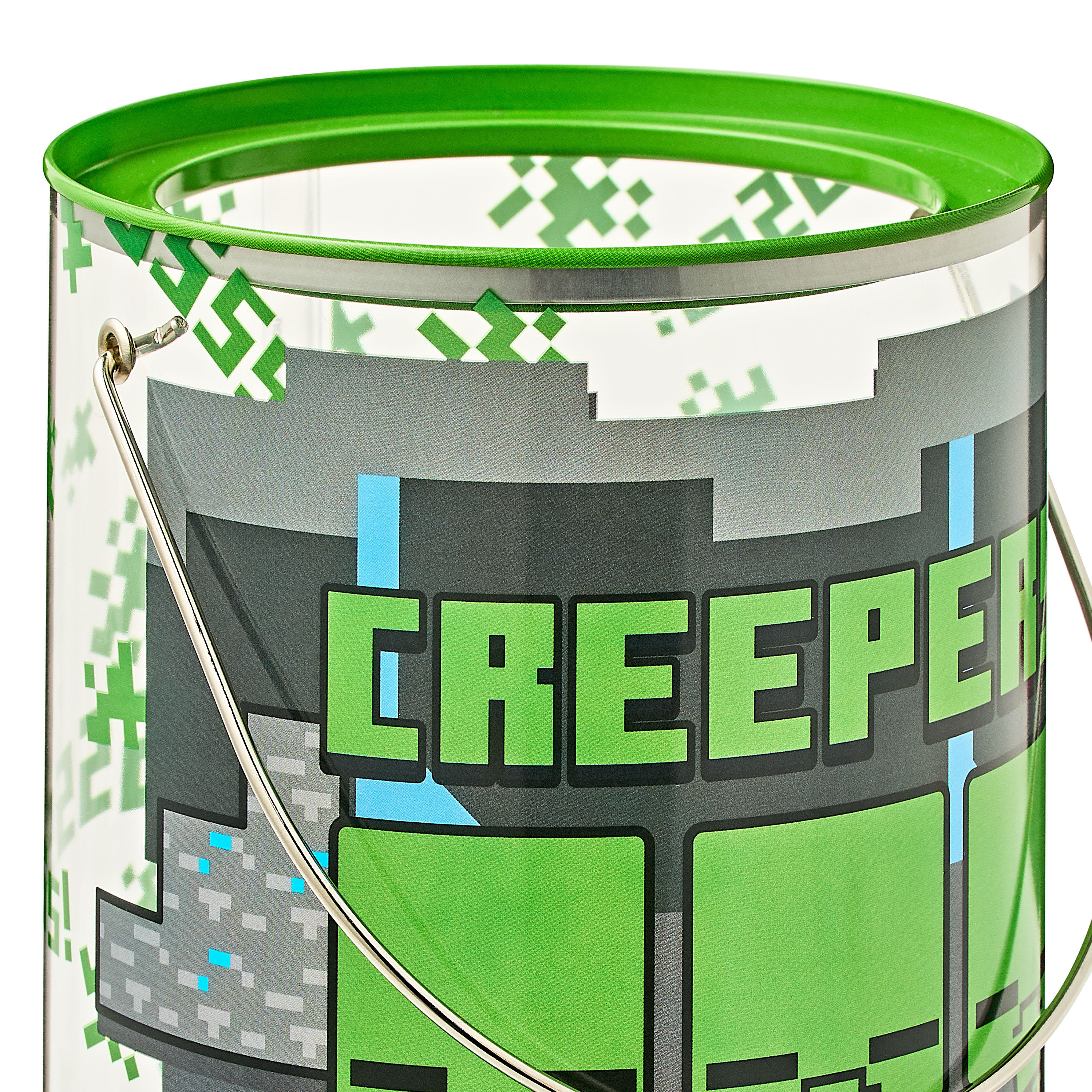 Microsoft Minecraft Tall Clear Mailbox, 1 Count, New, 6.25 Inches High