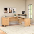 thumbnail image 2 of Bush Furniture Somerset 72W 3 Position Sit Stand L Desk in Maple Cross, 2 of 7