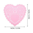 thumbnail image 4 of MasteelfCA 100pcs Paper Doilies Small Heart Paper Doilies for Valentine Tableware Decoration, 4 of 8