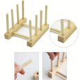 thumbnail image 6 of Bamboo Wooden Dish Rack Plates Holder Kitchen Storage Cabinet Organizer for Dish / Plate / Bowl / Cup / Pot Lid / Cutting Board, 6 of 11