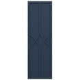 thumbnail image 4 of Ekena Millwork 15"W x 26"H True Fit PVC Cedar Park Fixed Mount Shutters, Starless Night Blue (Per Pair - Hardware Not Included), 4 of 9