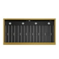 thumbnail image 3 of 48 in. 800 CFM Wall Mounted Range Hood in Titanium Stainless Steel with Gold, 3 of 7
