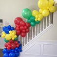 thumbnail image 4 of Shiyou-ballons Rouges Jaunes Bleus, Ballon de Cirque Carnaval 12 Pouces, Ballons Mats Bleus Jaunes Rouges Verts avec Confettis Colorés pour Décoration de Fête Thème Anniversaire Bébé Douche Carnaval, 4 of 4