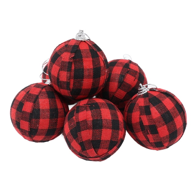 Adornos para árbol de Navidad BuyWeek 6 piezas 70 mm 2,76 pulgadas