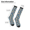 thumbnail image 5 of Balery French Bulldog Yoga Fun Novelty Socks Men'S Women'S Crew Socks Funny Crazy Novelty Socks Quirky And Cool Socks, 5 of 9