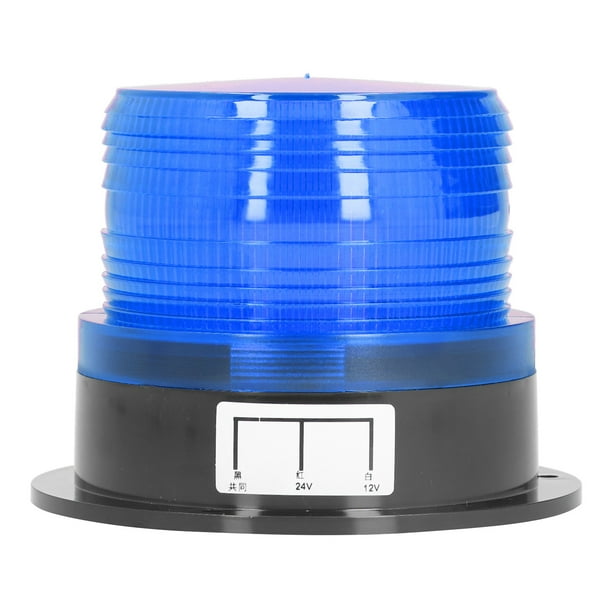 Gyrophare full led 12/24V eclairage bleu