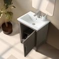 thumbnail image 5 of Vanity Art 20” Single Sink Bathroom Vanity Cabinet with Ceramic Countertop, 5 of 10