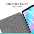 thumbnail image 3 of Logitech Combo Touch iPad Air 11" (M2, M3 et M4), iPad Air (5e génération) Clavier - détachable, rétroéclairé, support, gris, 3 of 8