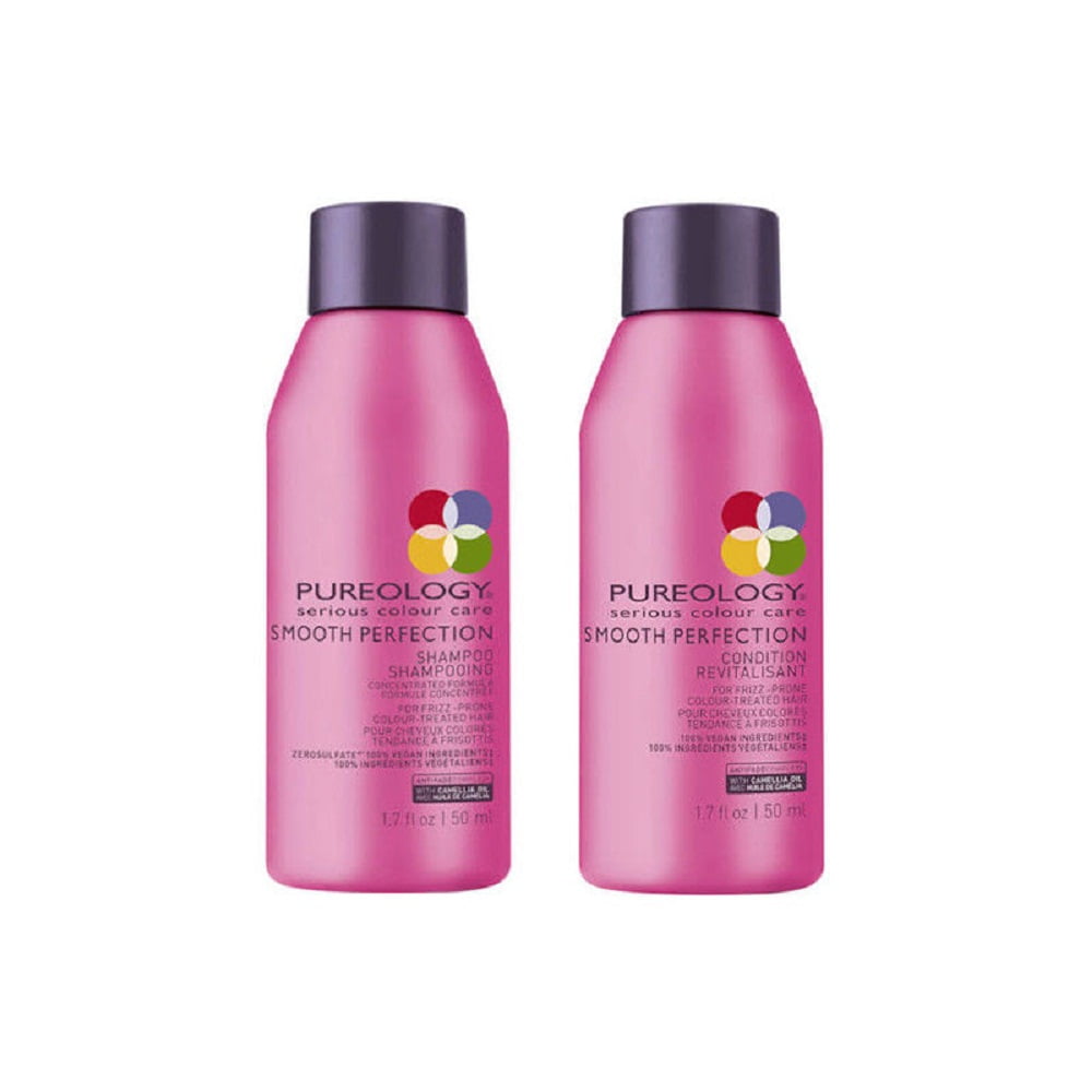 Pureology Smooth Perfection Shampoo & Conditioner 1.7 oz Travel Size
