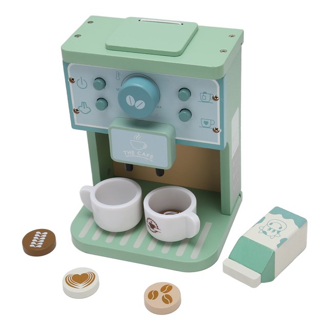 Cafetera de juguete, cafetera de juguete que fomenta el juego, juego de cafetera para niños, cafetera de juguete de calidad profesional