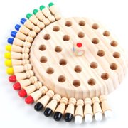 Memory Chess Safe And Non-Toxic Material Intellectual Development Train wooden color