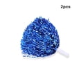 thumbnail image 3 of Advancent Paquete de 2 pompones de porristas, deportes escolares, Club, música, competición de baile, pompones de animadora, decoración de fiesta para Kits de decoración para fiestas Azul Advancent HA071141-03, 3 of 6