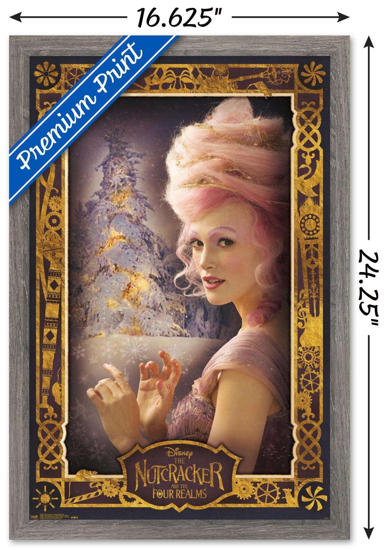 Disney The Nutcracker - Sugar Plum Fairy Wall Poster, 14.725" x 22.375", Framed