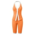 thumbnail image 4 of MAIHAN Theme Park Outfits for Women Summer Vacation Outfits for Women Shirt and Short Outfit 2pcs Women Tops and Trousers Set Comfortable Playwear Daily Wear, 4 of 5