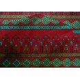 thumbnail image 4 of oneOone Cotton Silk Fabric Geometric & Floral Block Printed Craft Fabric BTY 42 Inch Wide, 4 of 4