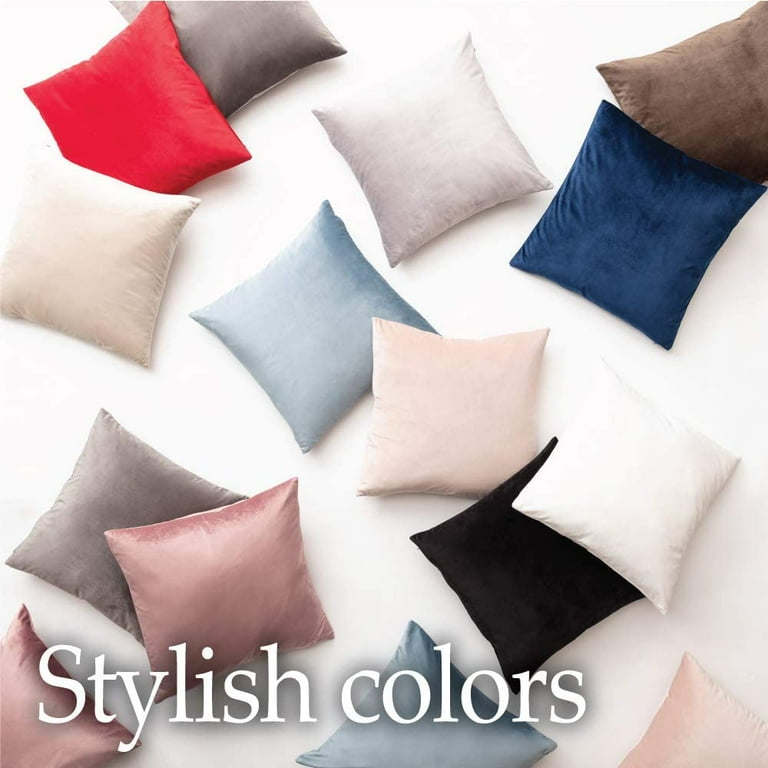 Washable velvet online pillow covers