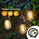 thumbnail image 2 of Cadena de bombillas E27 a prueba de agua Yinane para exterior patio 33 pies, 2 of 7
