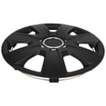 thumbnail image 5 of CCIYU 4 X Full Hub Cap PP Black 14" Rim HubCap Wheel Skin Cover Caps Set Covers Replacement Snap-On, 5 of 5