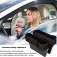 thumbnail image 2 of TIIFSWHS Car Seat Gap Filler Organizer, 2PCS Multifunctional Car Seat Storage Box with Cup Holders, Auto Console Side Car Front Seat Organizer, 2 of 6