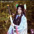 thumbnail image 5 of Disfraz de Kochou de Anime Shinobu para adultos y niños, ropa de Cosplay de Kanae, uniforme con Clip de mariposa, capa de Slayer, traje de Halloween, 5 of 5
