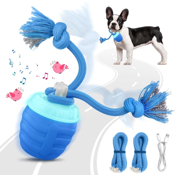 HVUATQ Juguetes interactivos para perros – 2025 bolas activadas por movimiento mejoradas para perros medianos/grandes, juguete para perros en movimiento automático, bola malvada para el aburrimiento,