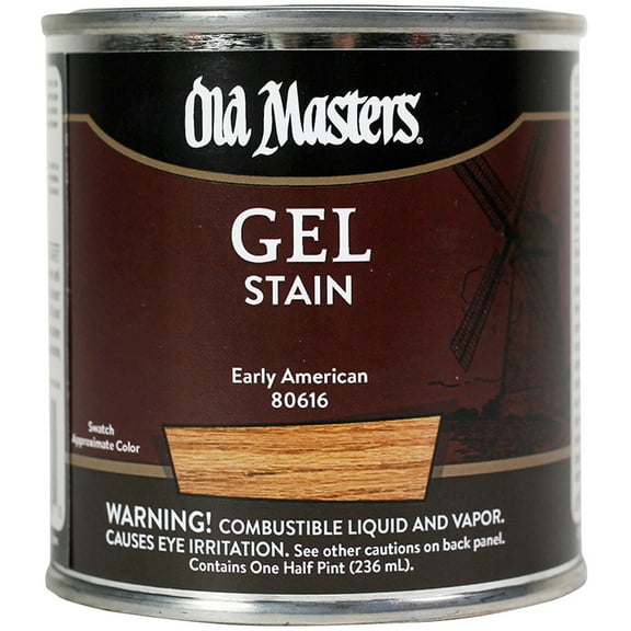 60-Pack of 1/2 pt Old Masters 80616 Early American Old Masters Oil-Based Gel Stain