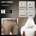 thumbnail image 5 of X RAY Jeans Men's Slim Fit Skinny Stretch Comfy Denim Colored Jeans Pants, White, 30W x 30L, 5 of 5