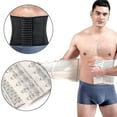 thumbnail image 5 of Corsés de entrenamiento de cintura para hombre, ropa moldeadora con hueso de acero, cinturón adelgazante para Control de barriga, traje de Sauna para Fitness, modelador corporal, 5 of 5