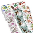 thumbnail image 2 of Holiday Merry Christmas Decoration Pattern Printed Grosgrain Satin Ribbon for Gift Wrapping Hair Bow Craft Accessory 50 Yards Jiayi, 2 of 7