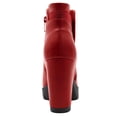 thumbnail image 2 of Unique Bargains Women's Chunky High Heel Platform Zip Chelsea Boots, 2 of 8