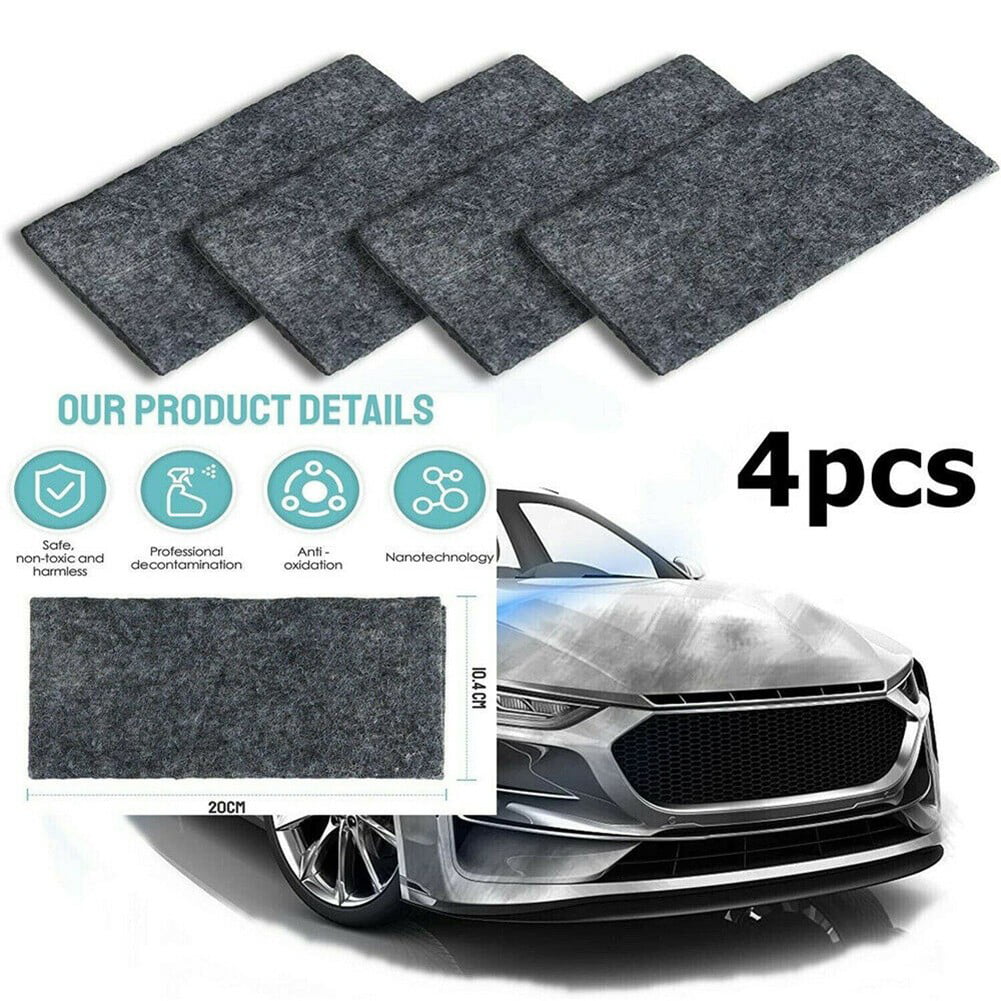 4 Pcs Nano Sparkle Cloth, Magic Scratch Remover Cloth for Car Paint, Car  Scratch Water Spots Repairing and Surface Polishing 