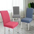 thumbnail image 2 of Funda de silla de comedor, funda de silla extraíble de alto estiramiento Funda de silla de asiento l Abanopi Beige, 2 of 7