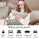 thumbnail image 5 of Funda de almohada decorativa de felpa 17.71x17.71 pulgadas | Funda de almohada suave de poliéster | Cremallera invisible | Lavable a máquina | Home Sofá Sofá Funda de cojín | Azul Claro Rosa Café, 5 of 6